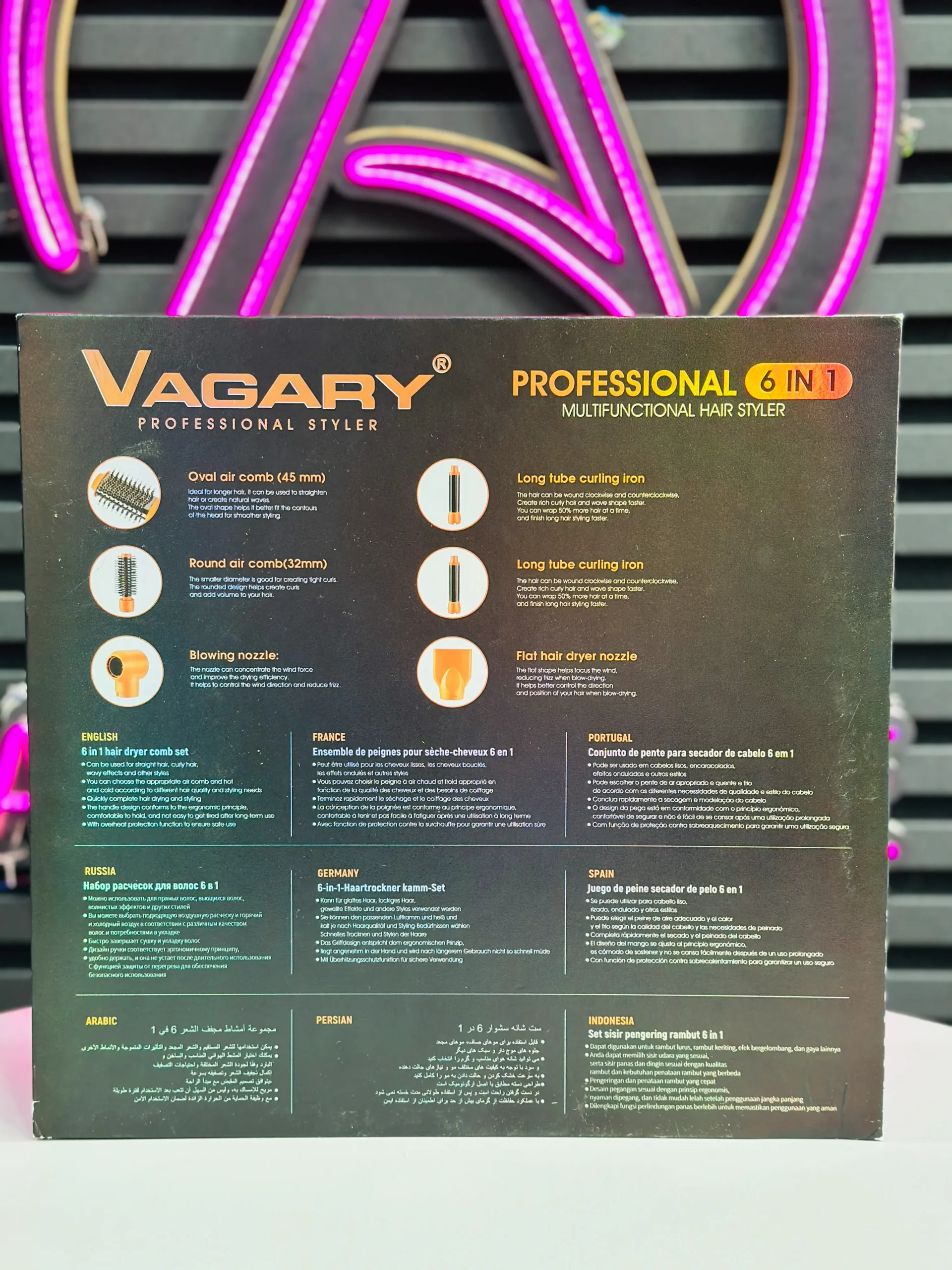 IMG_9952 سشوار طرح دایسون واگاری مدل VG-3315